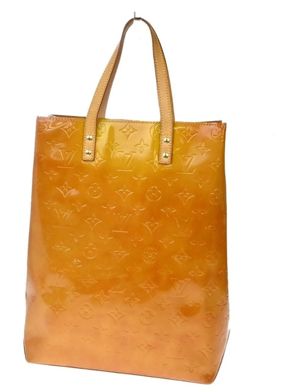 LOUIS VUITTON Read MM Hand Bag Monogram Vernis Patent Leather YW M91141 62KC785